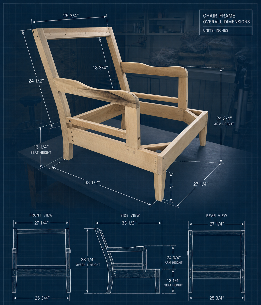 upholstered chair