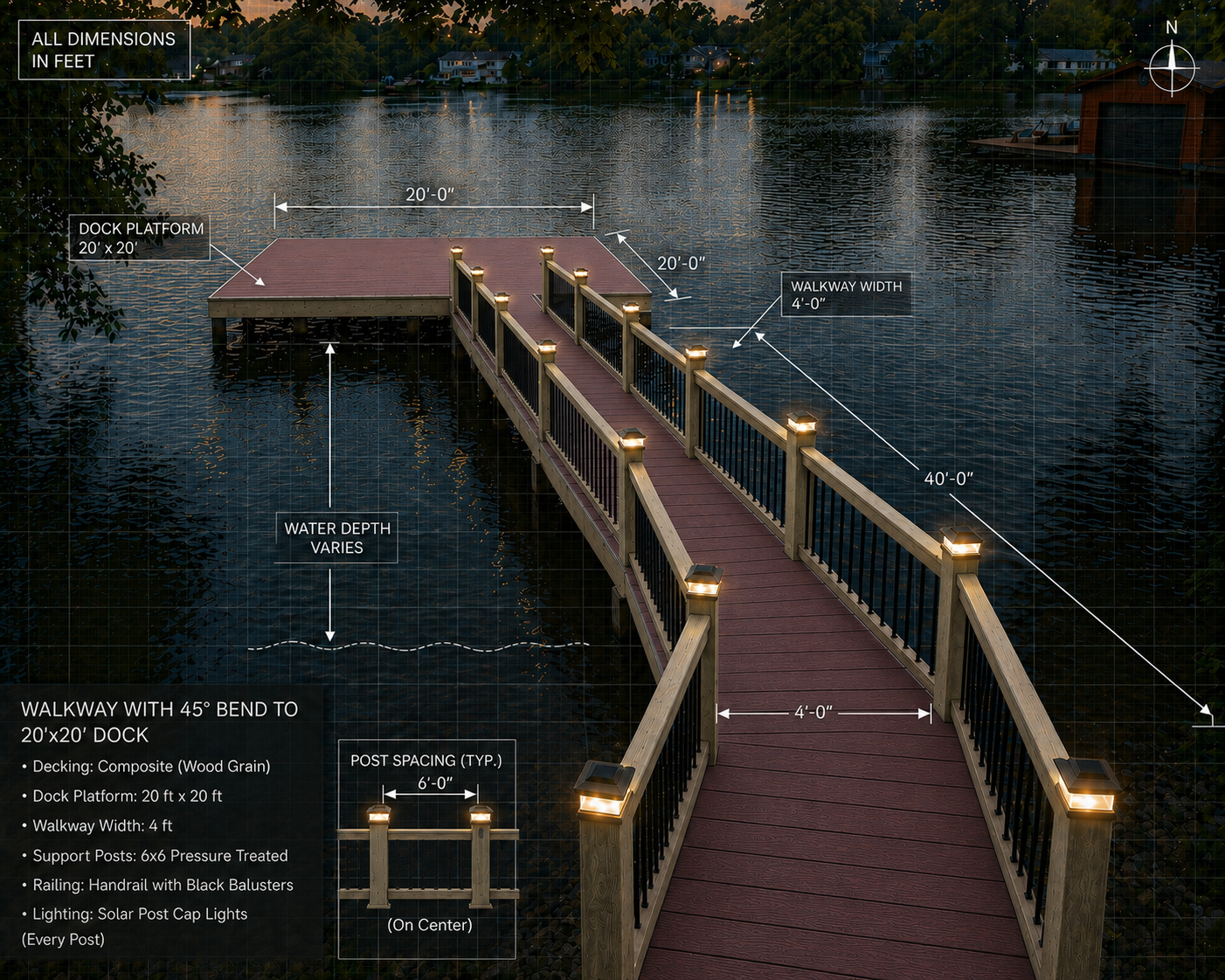 Boat Dock Mockup