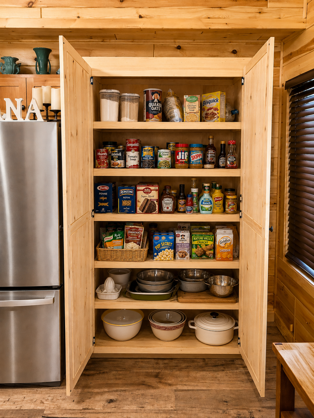 freestanding pantry cabinet Storage_B