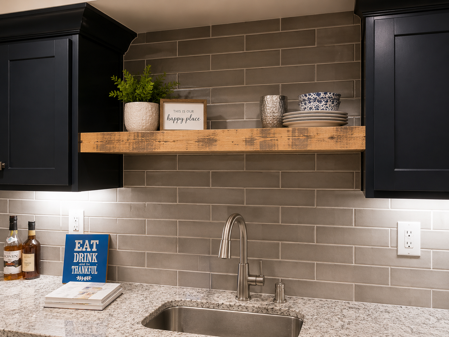 wood countertop