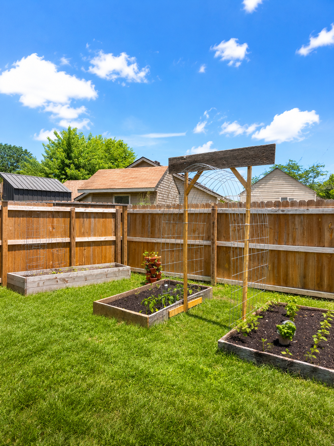 custom garden trellis