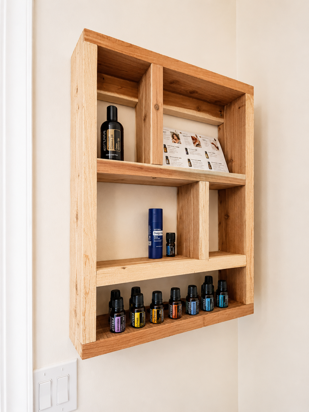 essential oil shelf