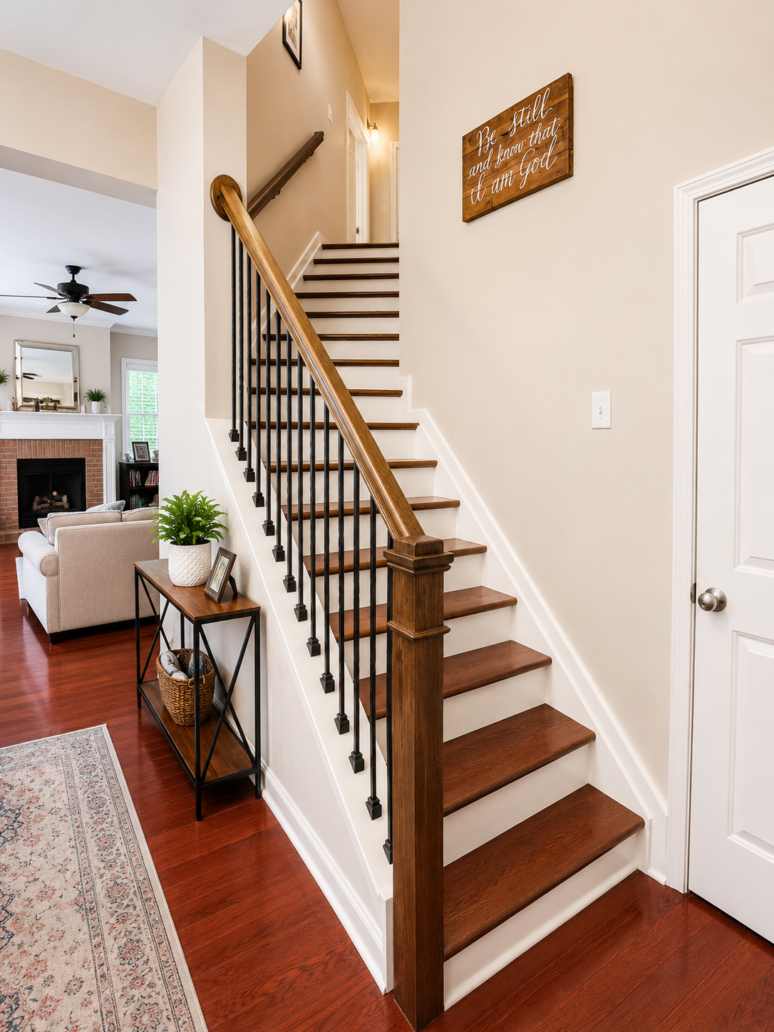 Stairs and railing remodel